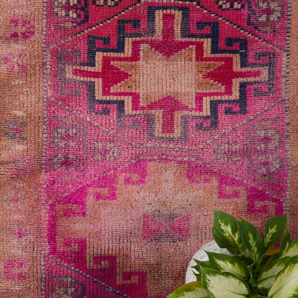 'Berry' Turkish Ombré Runner Rug - 2'9" x 13'10" - Canary Lane