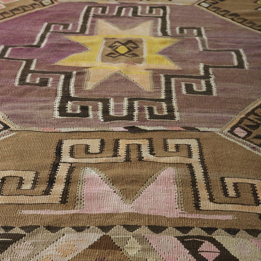 
                      
                        'Beverly' Vintage Turkish Kilim - 6'5" x 12'6" - Canary Lane
                      
                    