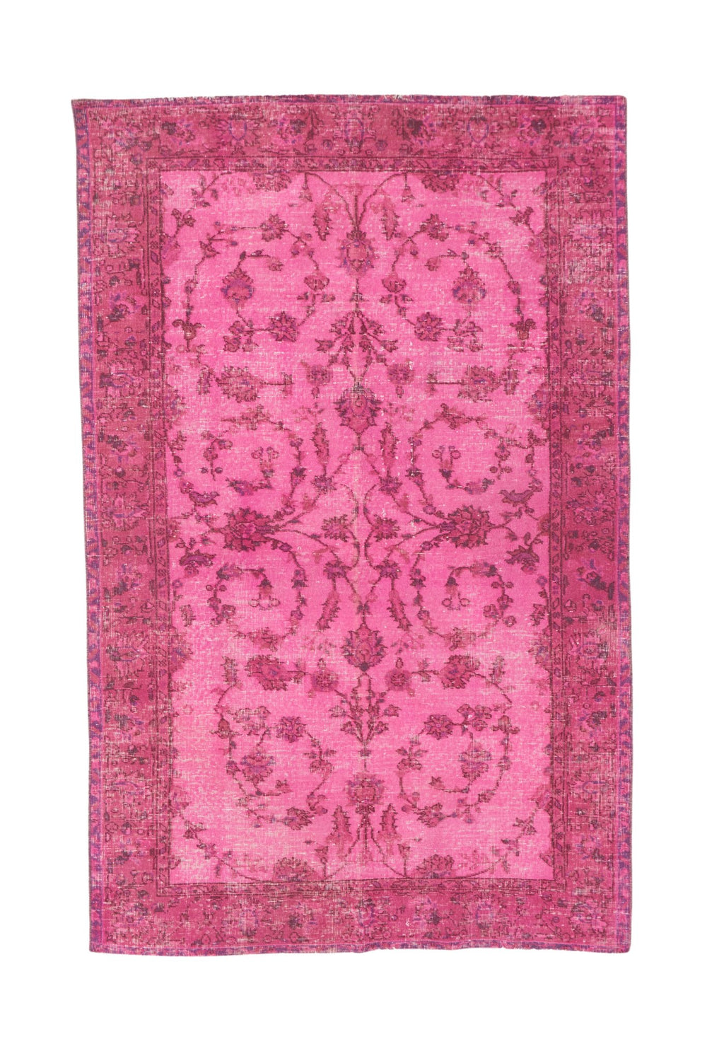 'Bliss' Vintage Oushak Area Rug - 4'11'' x 7'10'' - Canary Lane