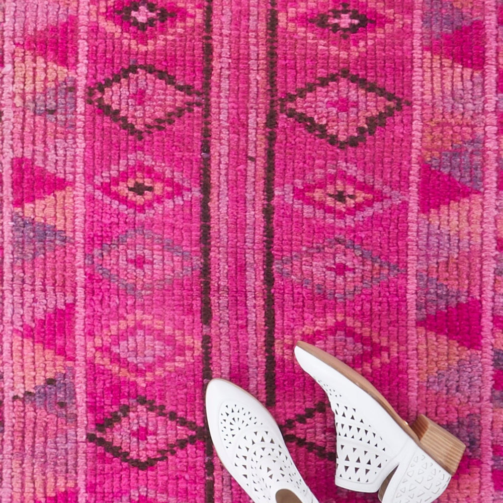 
                  
                    'Blossom' Turkish Vintage Runner - 2'5'' x 12' - Canary Lane
                  
                