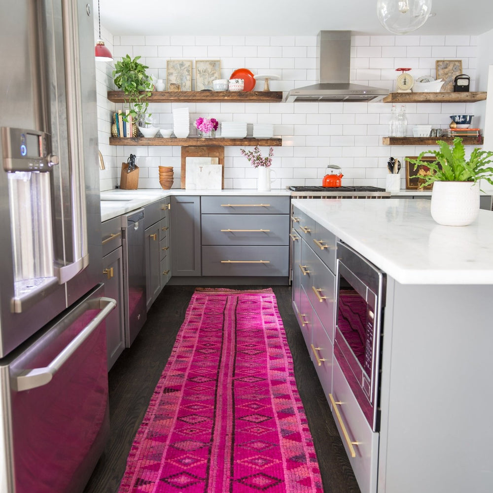 
                  
                    'Blossom' Turkish Vintage Runner - 2'5'' x 12' - Canary Lane
                  
                