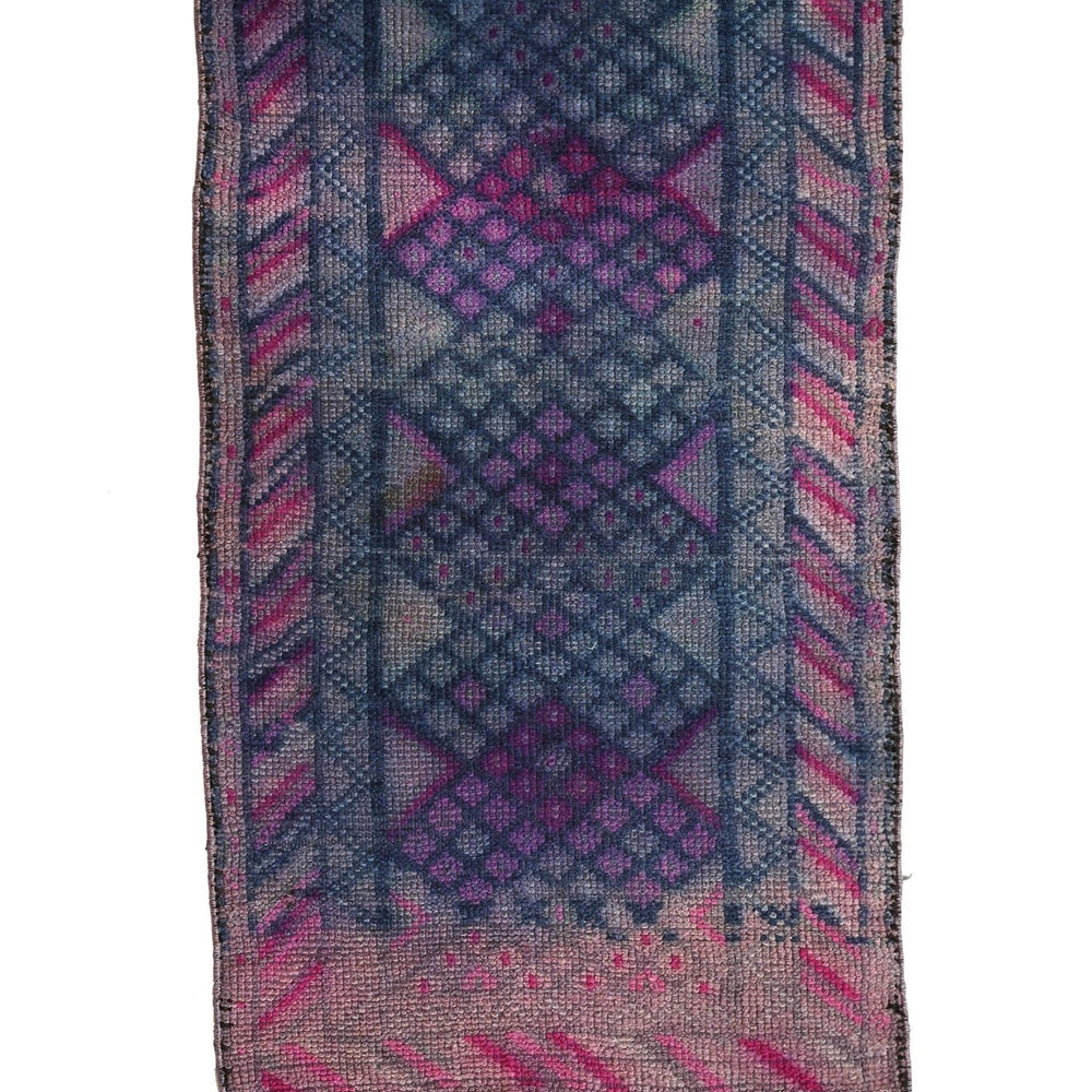 'Bluebell' Tribal Distressed Rug - Canary Lane