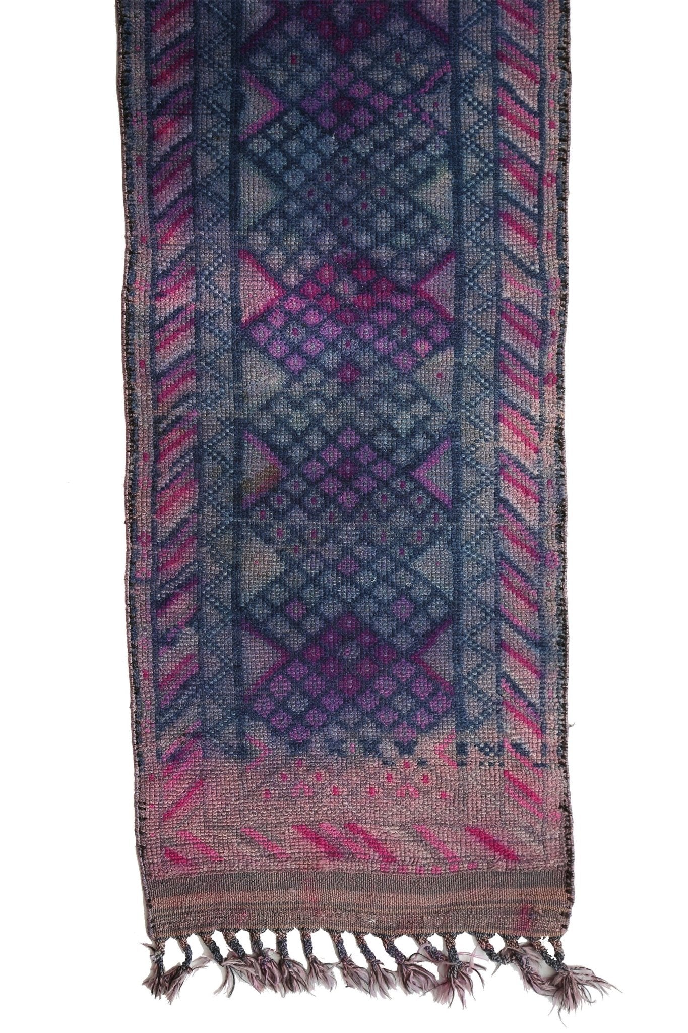 'Bluebell' Tribal Distressed Rug - Canary Lane