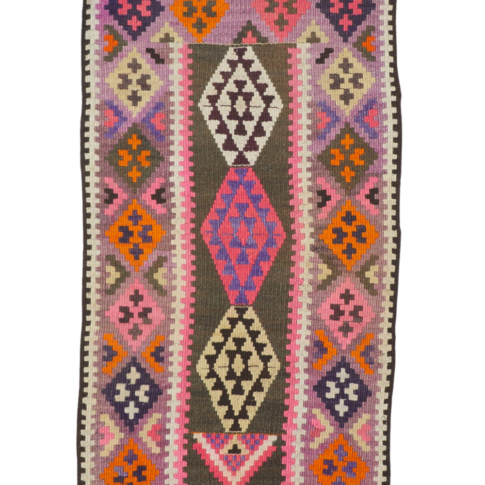 
                  
                    'Bouquet' Small Vintage Turkish Kilim Rug - 2’2” x 3’11” - Canary Lane
                  
                