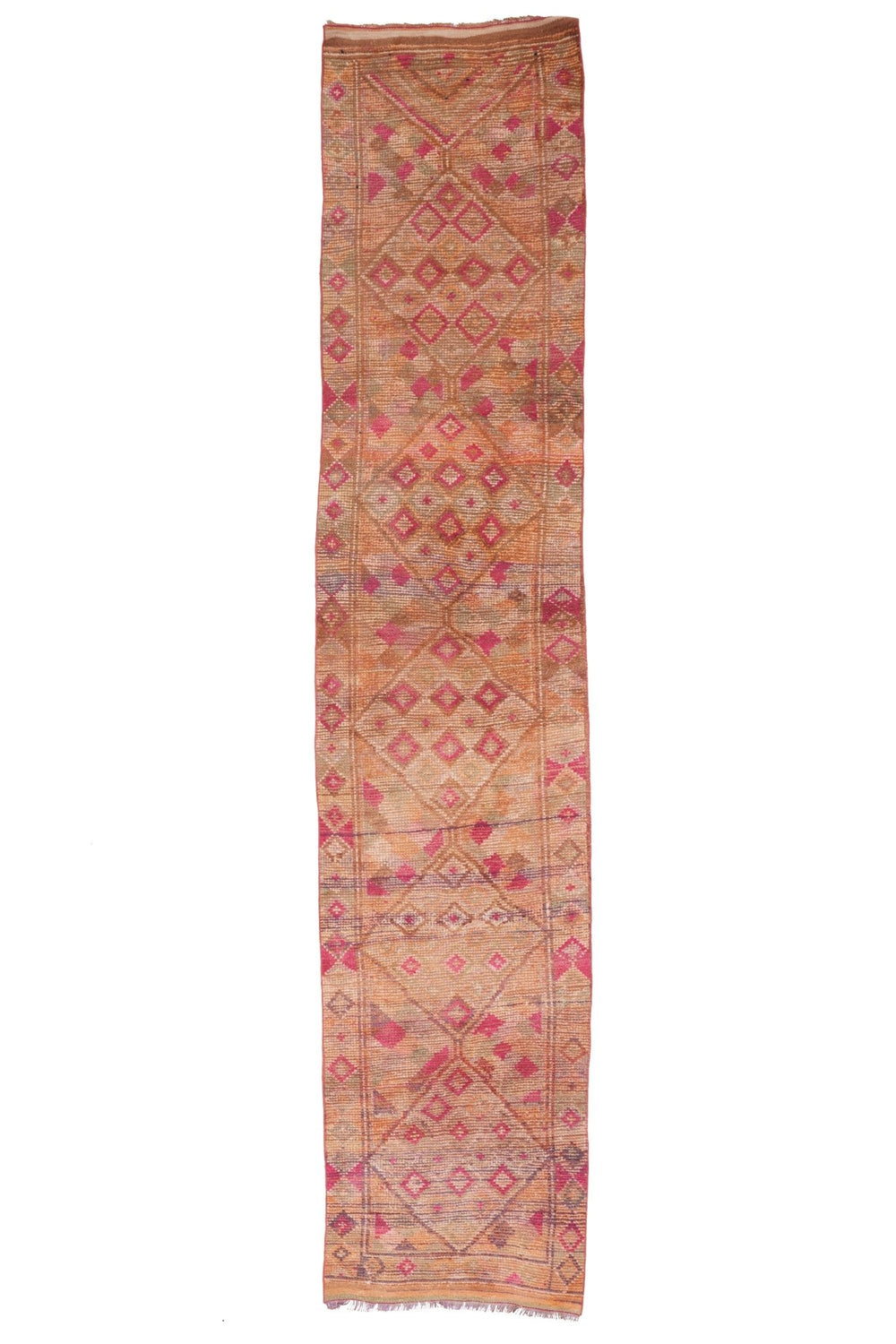 'Bristol' Vintage Turkish Runner - 2'11'' x 14'2'' - Canary Lane