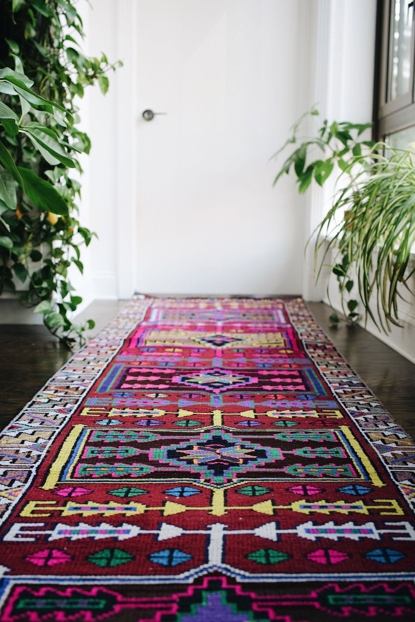 'Britt' Vintage Turkish Runner - 2'8'' x 11'9'' - Canary Lane