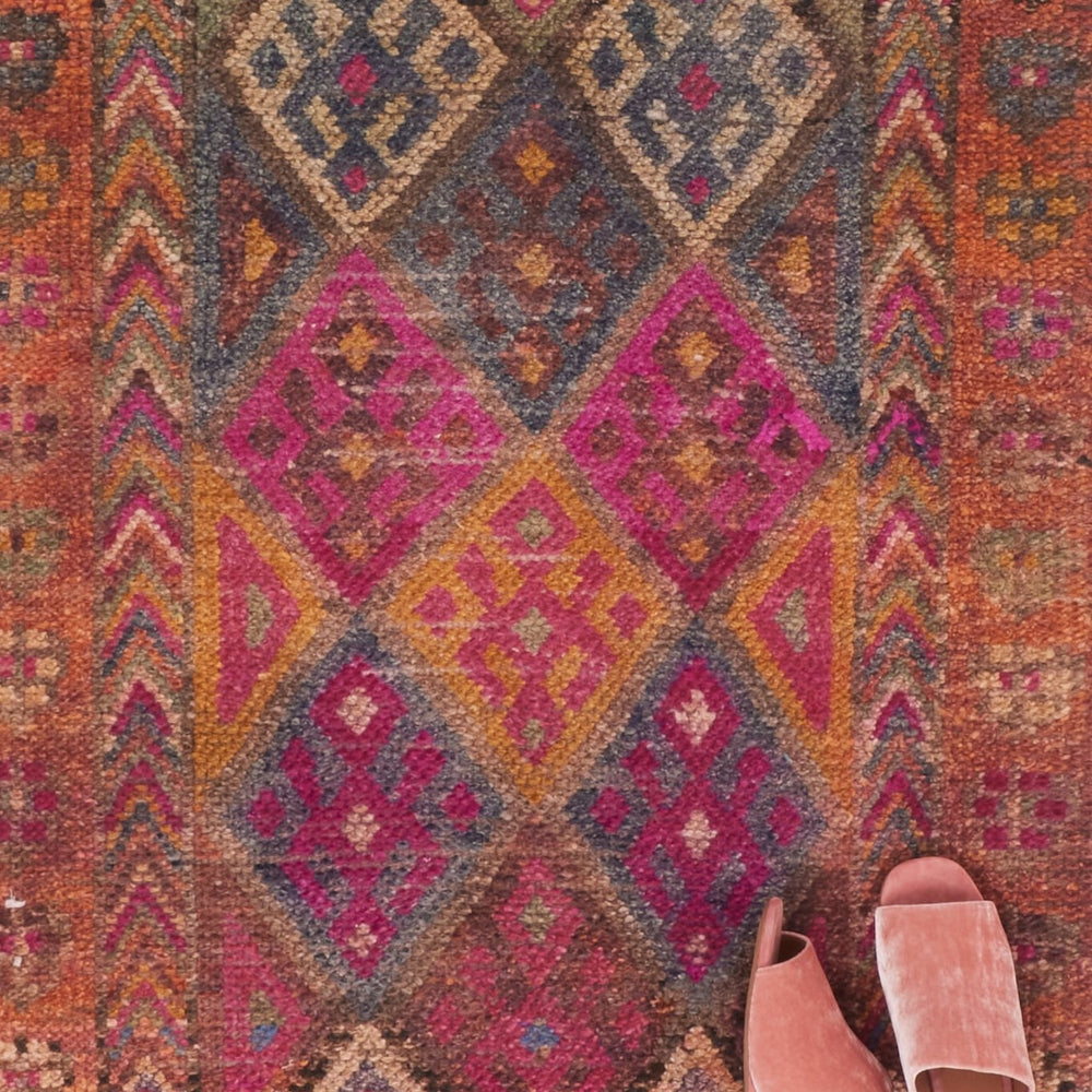 
                  
                    'Bruges' Vintage Turkish Runner - 2'9.5'' x 12'10'' - Canary Lane
                  
                
