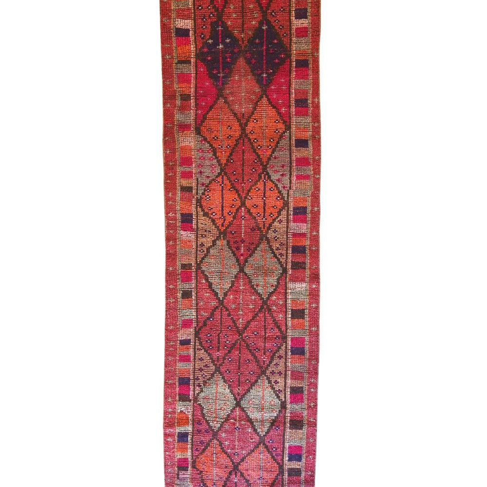 'Cera' Vintage Turkish Runner - 2'3" x 7'2" - Canary Lane