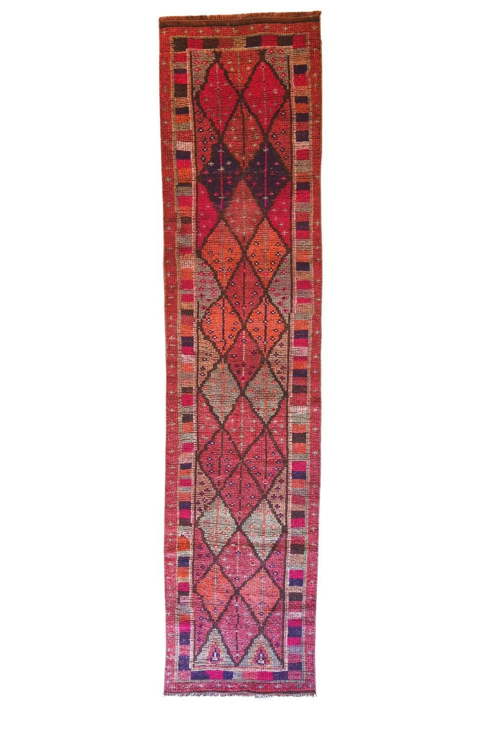 'Cera' Vintage Turkish Runner - 2'3