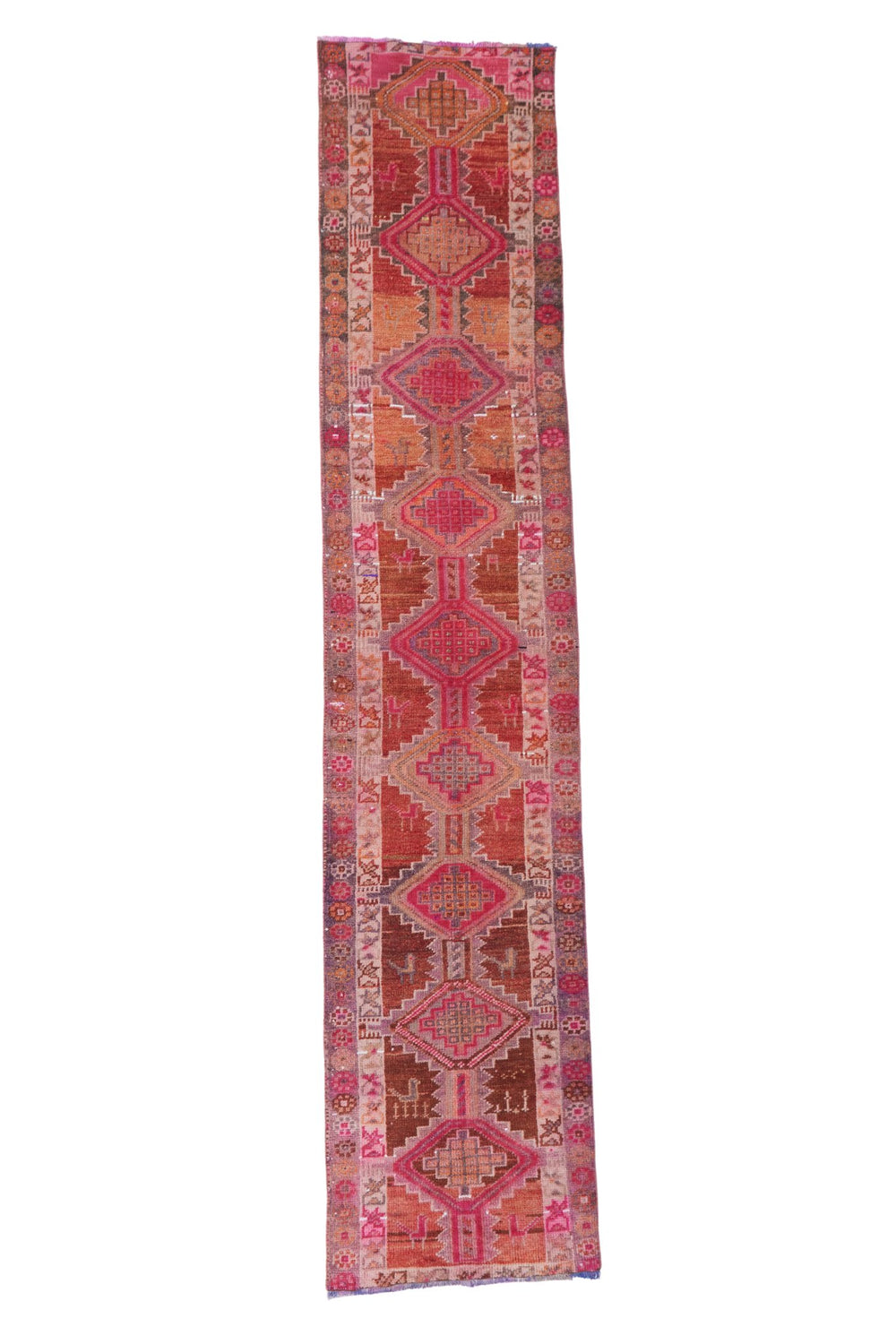 'Charlotte' Vintage Turkish Runner - 2'6'' x 11'9'' - Canary Lane