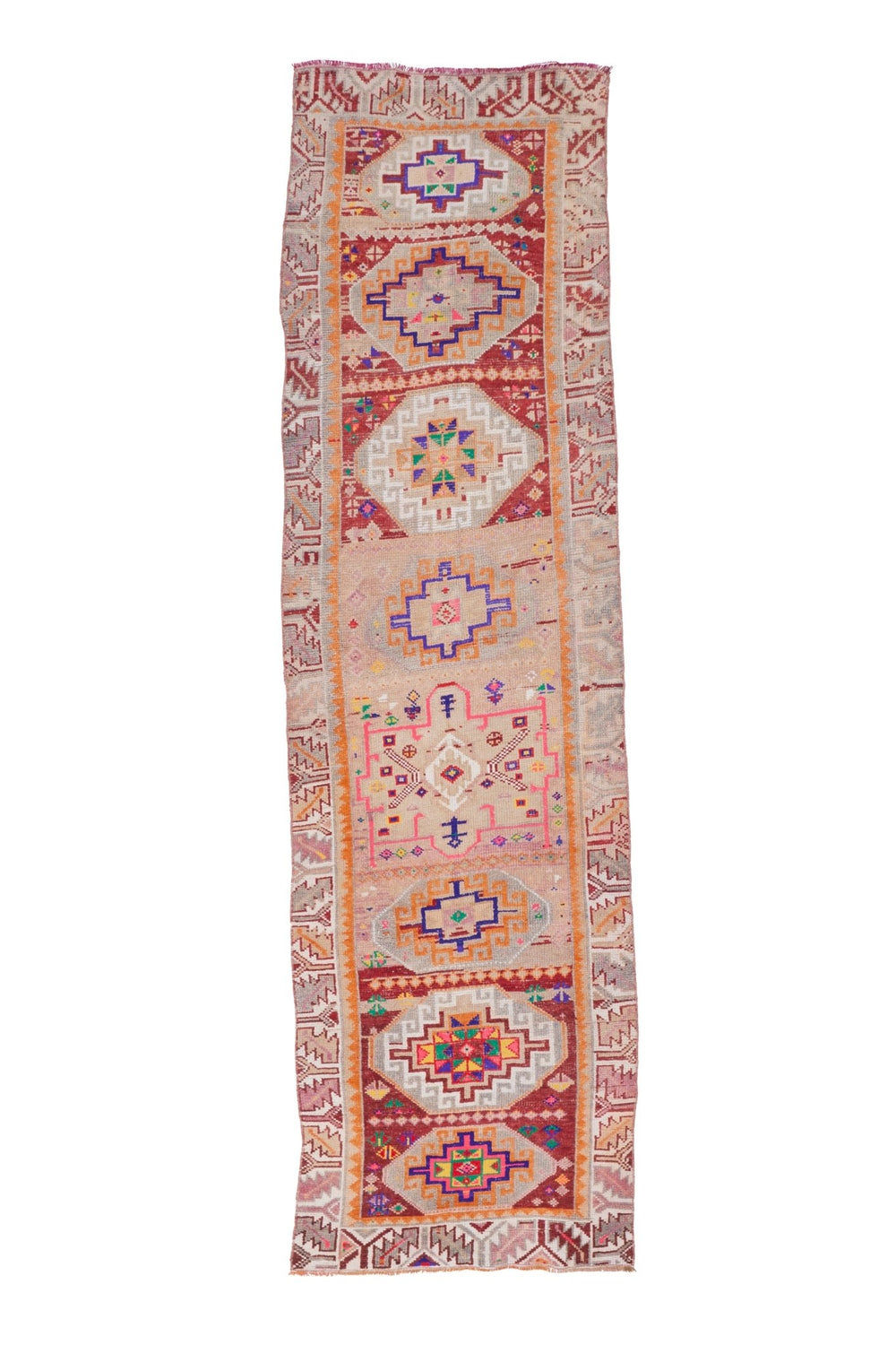 'Chelone' Vintage Turkish Runner - 2'10'' x 10'7'' - Canary Lane