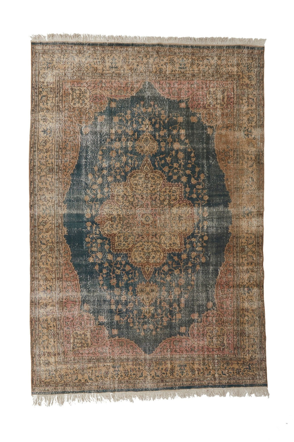 'Dahlia' Turkish Vintage Area Rug - 8’3” x 12’9” - Canary Lane