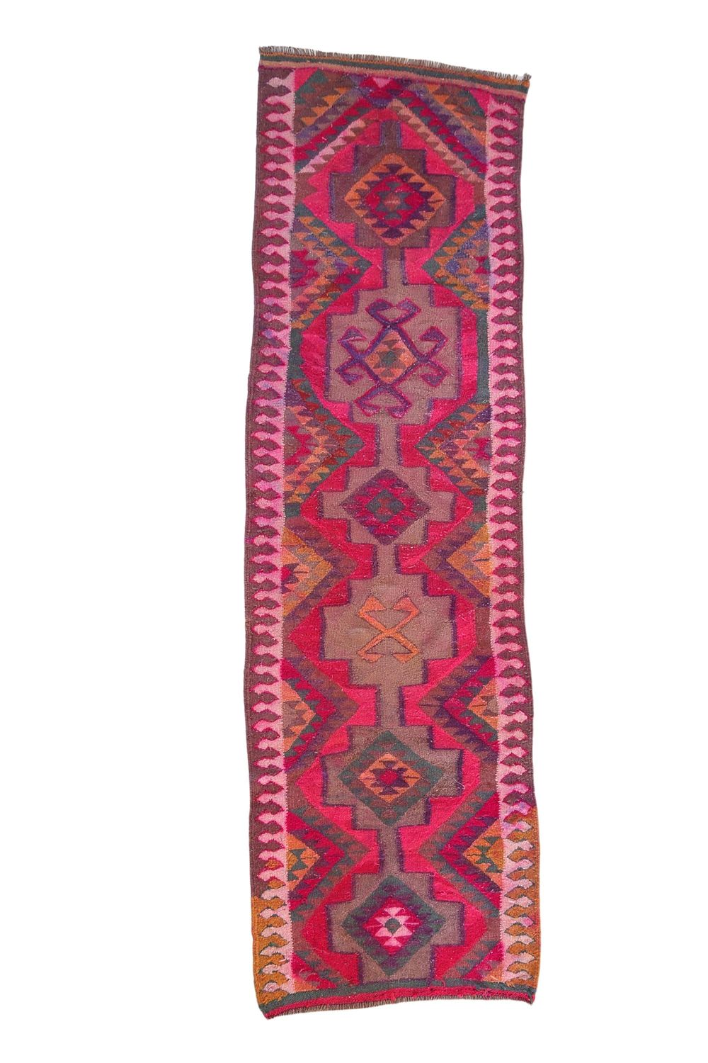 'Dottie' Vintage Turkish Runner - 2'11