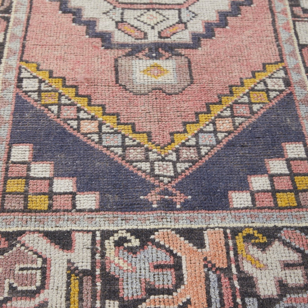 
                  
                    'Dragonfly' Vintage Turkish Runner - 2'8.5'' x 9'7" - Canary Lane
                  
                