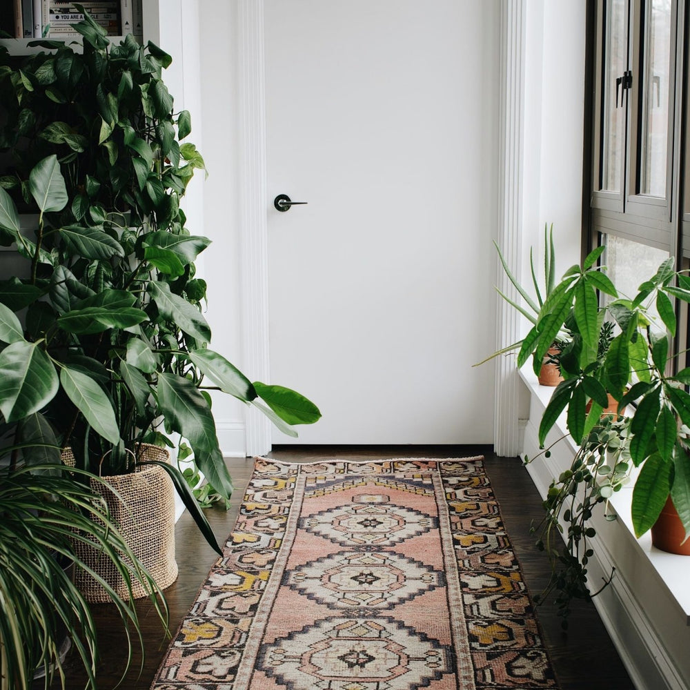 
                  
                    'Dragonfly' Vintage Turkish Runner - 2'8.5'' x 9'7" - Canary Lane
                  
                