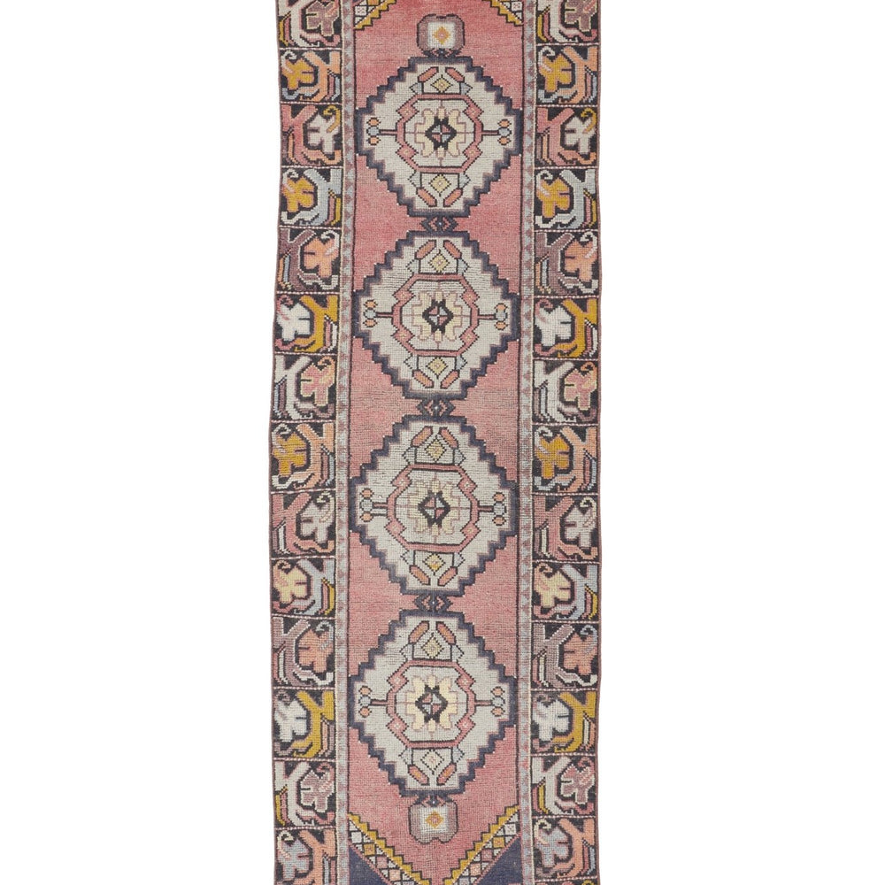 
                  
                    'Dragonfly' Vintage Turkish Runner - 2'8.5'' x 9'7" - Canary Lane
                  
                