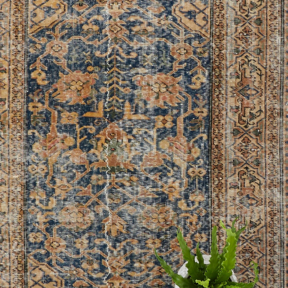 
                      
                        'Dusk' Turkish Vintage Distressed Area Rug - 4' x 5'5" - Canary Lane
                      
                    