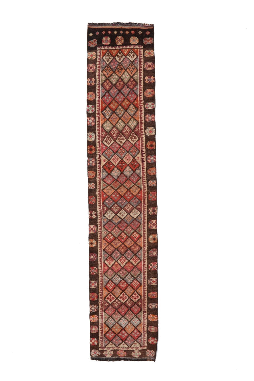 'Eliza' Turkish Vintage Runner Rug - 2'7