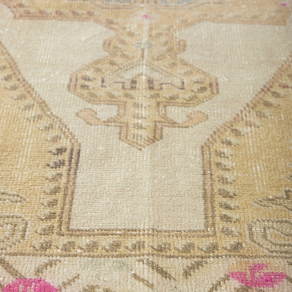 
                      
                        ‘Enchanted’ Vintage Turkish Oushak Rug - 4'6" x 7'9" - Canary Lane
                      
                    