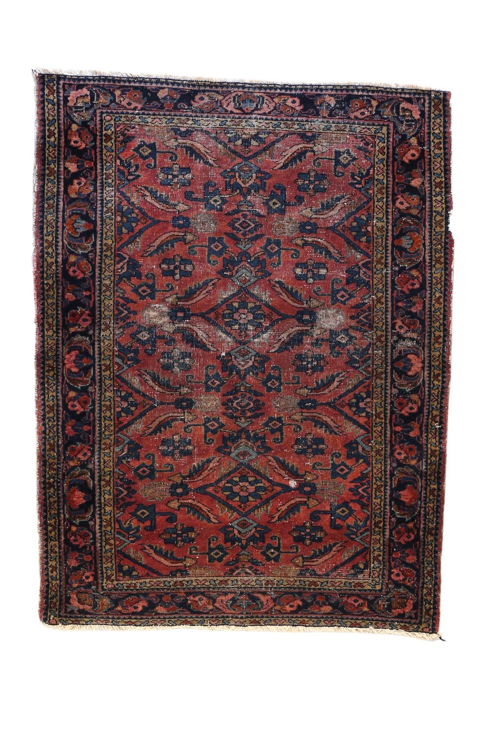 'Evanthe' Vintage Persian Rug - 3'7'' x 5'8'' - Canary Lane