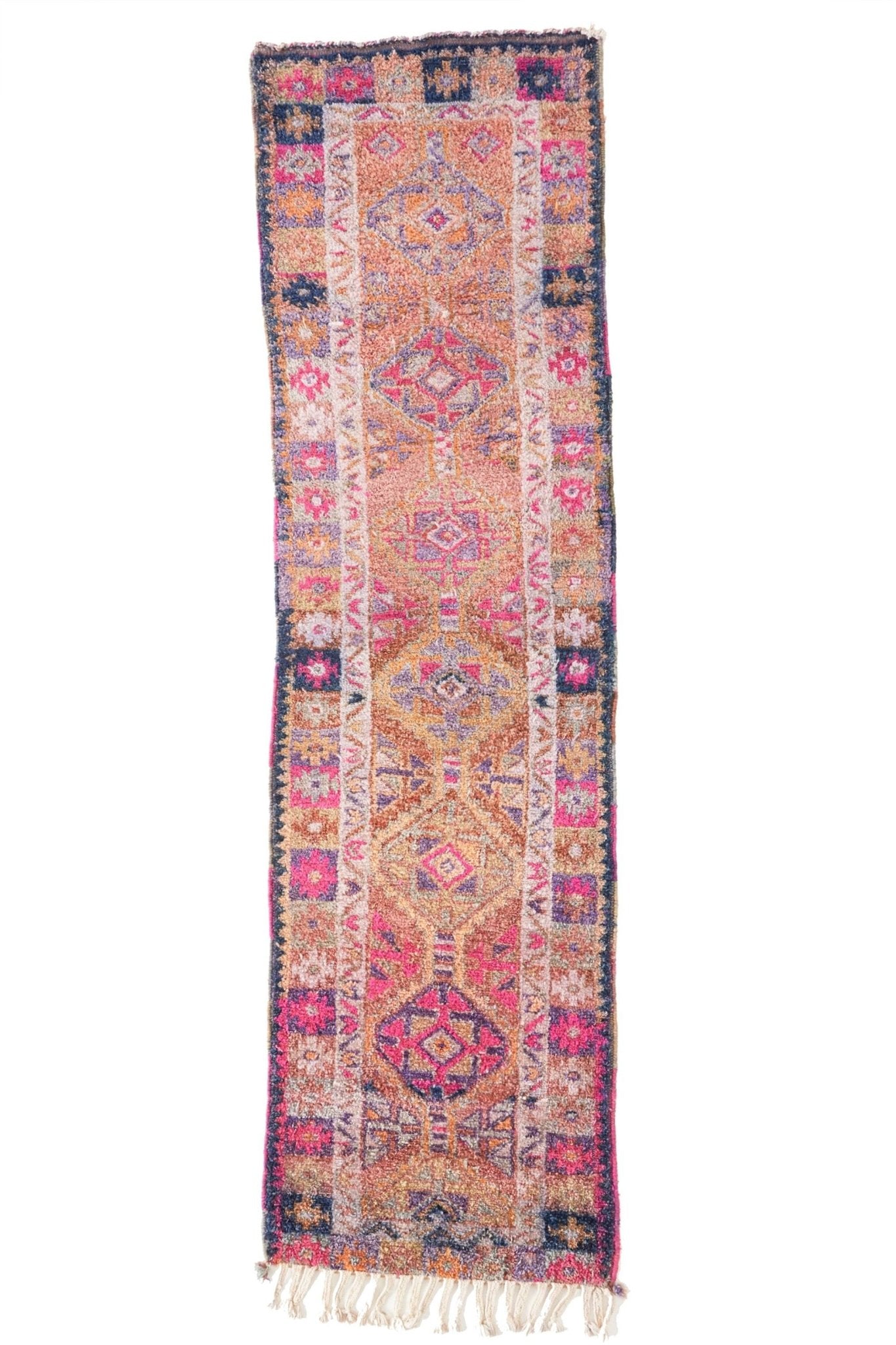 'Fairy Dust' Turkish Vintage Rug - 2'9'' x 10'1'' - Canary Lane