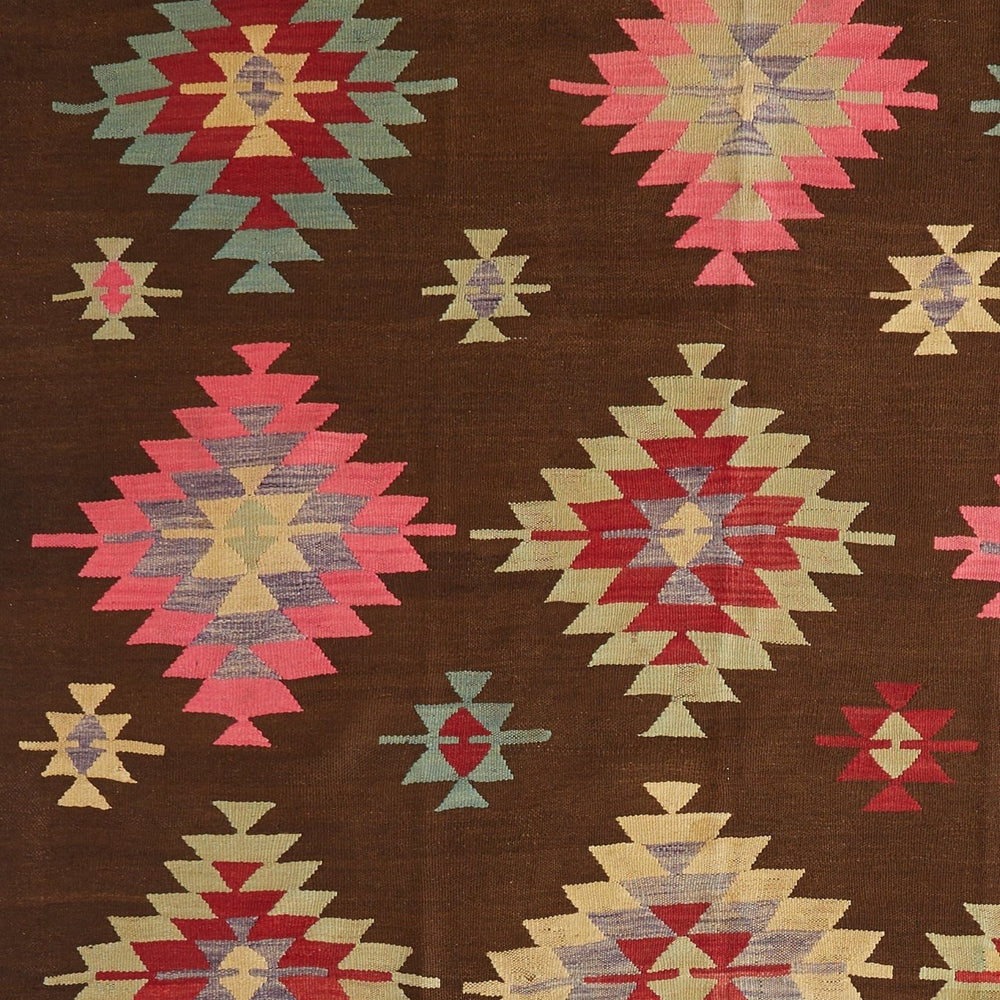 
                      
                        'Fatima' Turkish Kilim Area Rug - 6'4'' x 10'11'' - Canary Lane
                      
                    