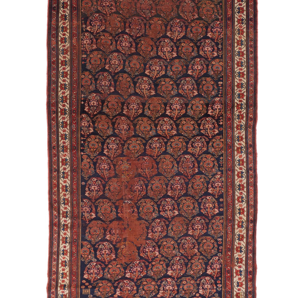 'Fern' Vintage Persian Rug - 5'4" x 10' - Canary Lane