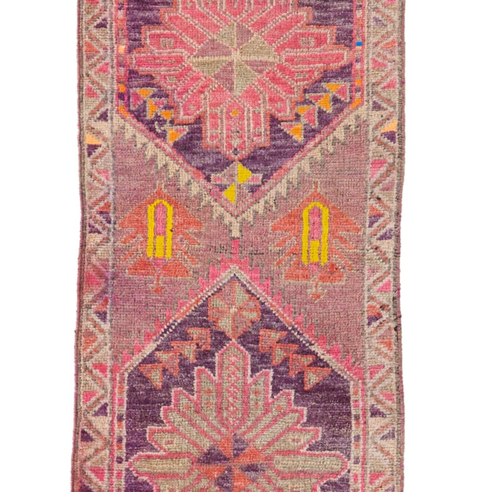 
                  
                    'Flora' Turkish Vintage Runner - 2'5" x 12' - Canary Lane
                  
                