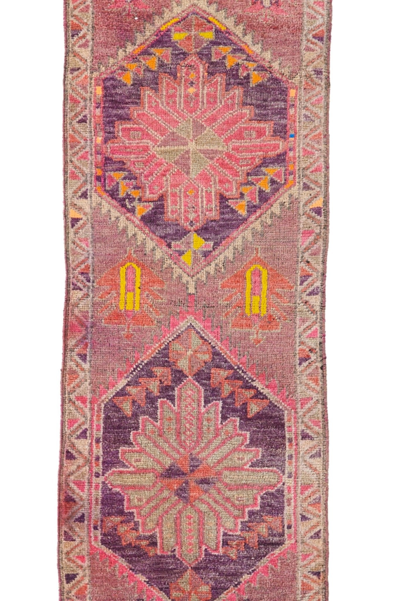 'Flora' Turkish Vintage Runner - 2'5