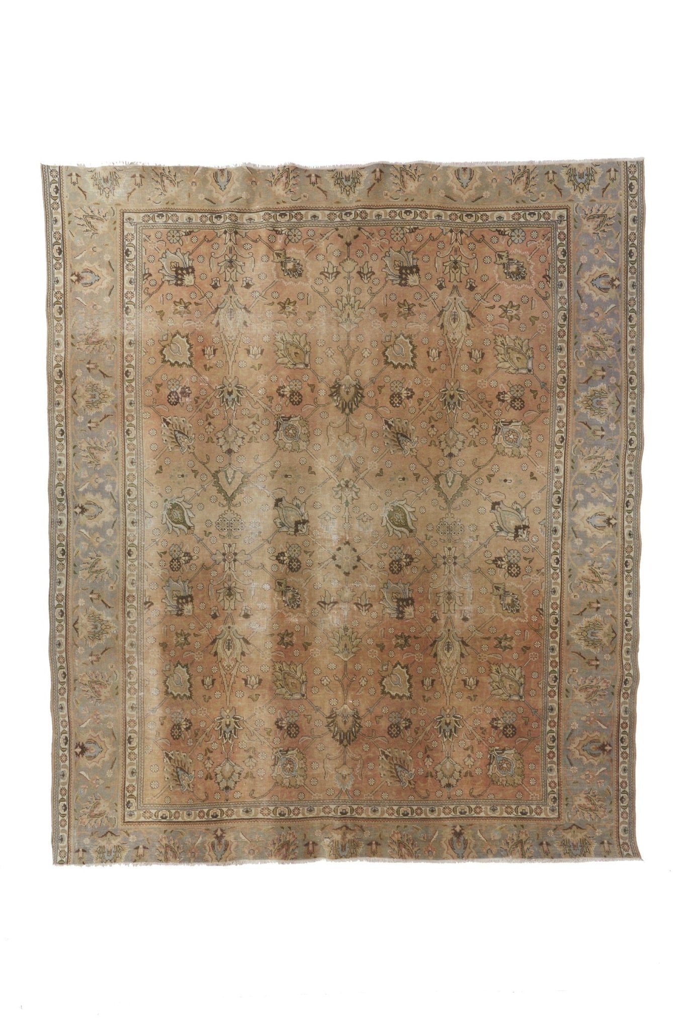 'Forsythia' Turkish Vintage Area Rug - 9’7” x 11’ - Canary Lane