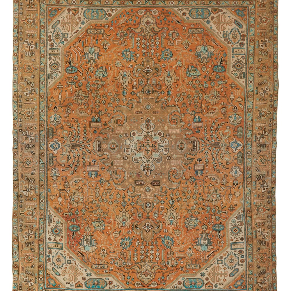 
                  
                    'Foxtail' Turkish Vintage Area Rug - 9’2” x 12’3” - Canary Lane
                  
                
