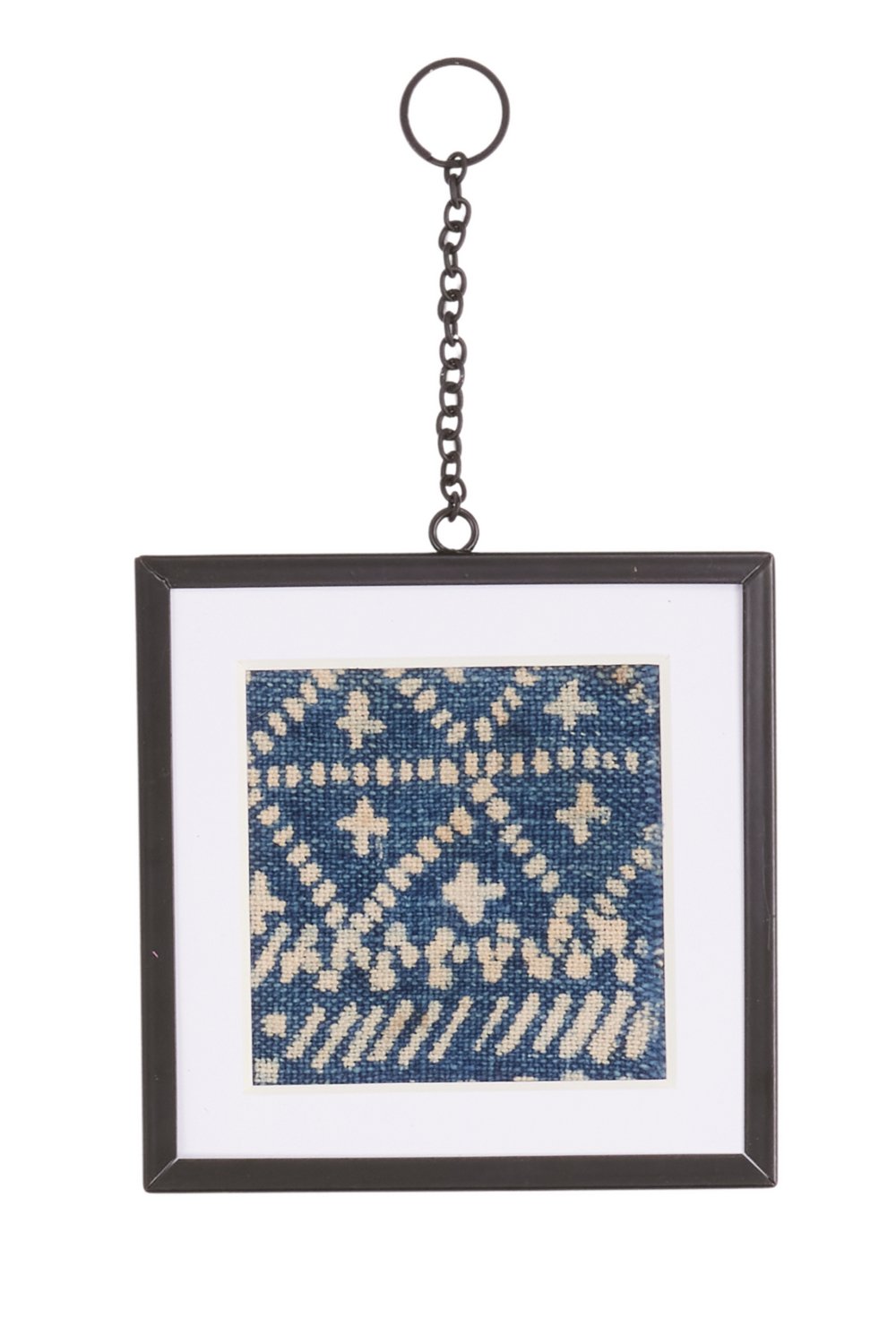 Framed Vintage Indigo Textile Wall Art No. 002 - Canary Lane