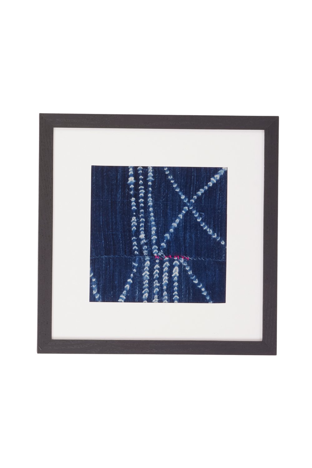 Framed Vintage Indigo Textile Wall Art No. 024 - Canary Lane