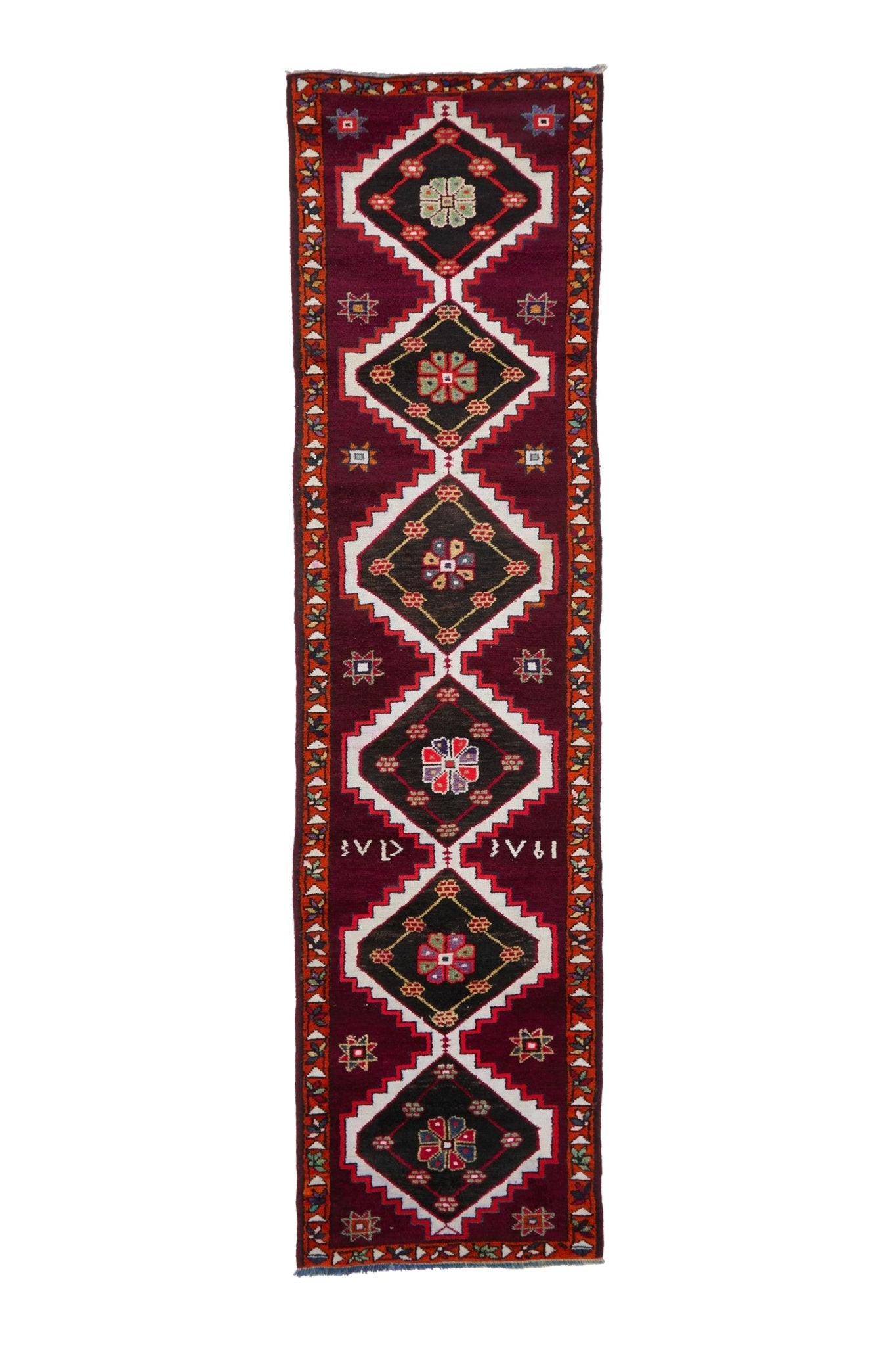 'Frida' Turkish Vintage Runner - 2'10" x 11'1" - Canary Lane