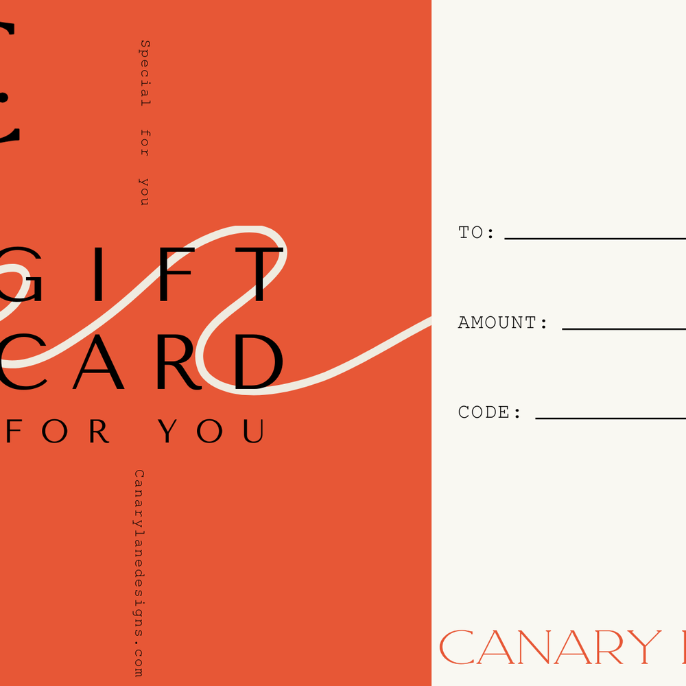 Gift Card - Canary Lane