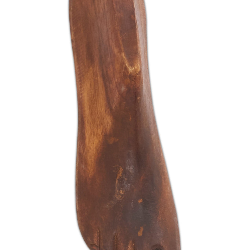Hand - Carved Vintage Wooden Foot No. 002 - Canary Lane
