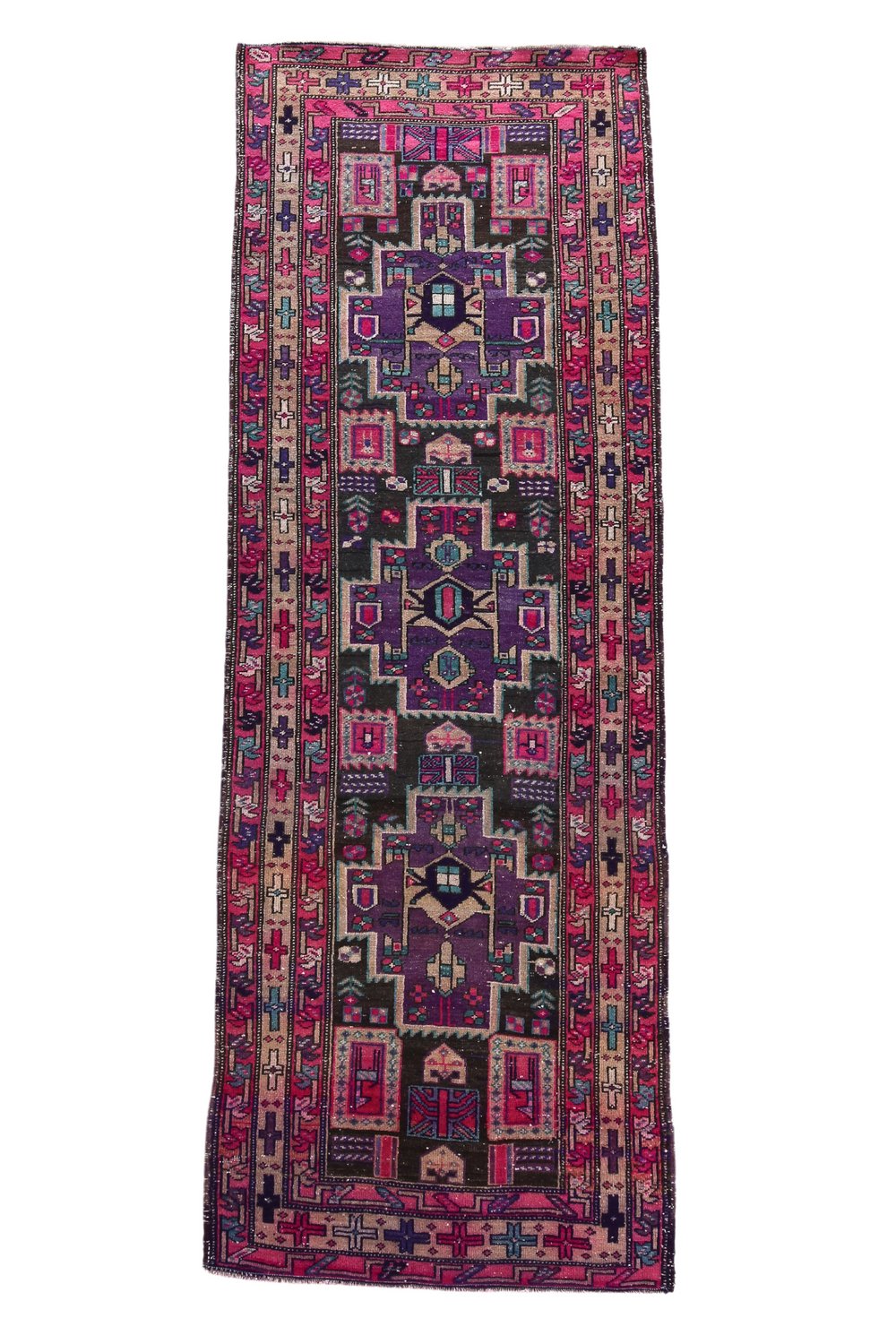 'Haywood' Vintage Turkish Runner - 3'9