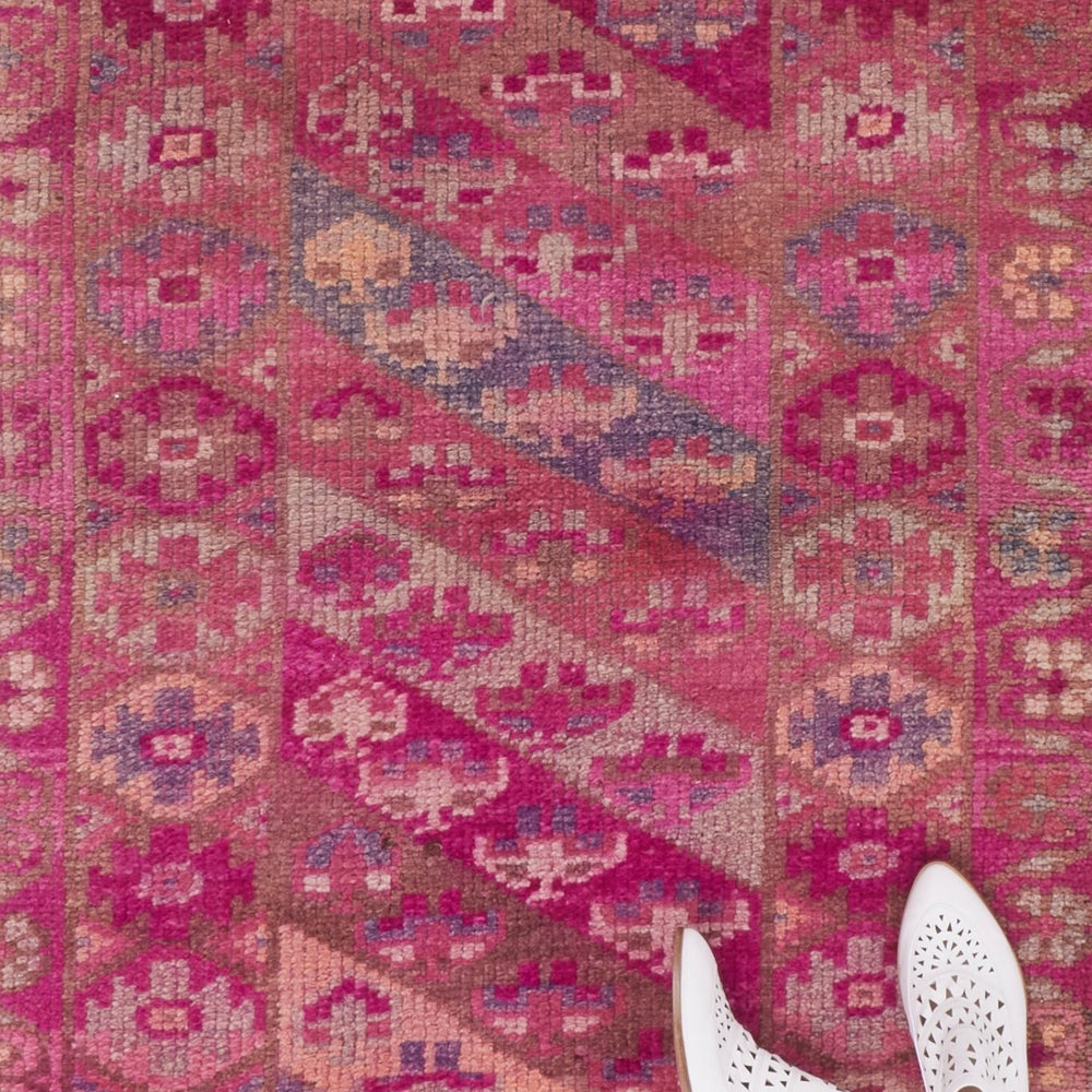 
                      
                        'Helena' Vintage Turkish Runner - 2'9'' x 11'11'' - Canary Lane
                      
                    