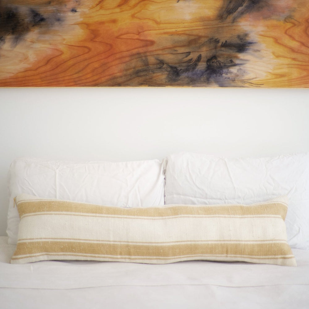 Hemp Lumbar Pillow No. 124 - Canary Lane