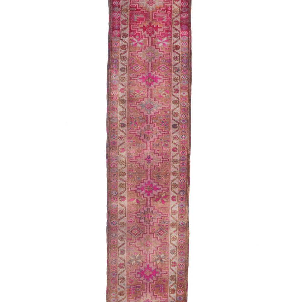 
                  
                    'Hibiscus' Vintage Turkish Ombre Runner - 2'9" x 14'2" - Canary Lane
                  
                