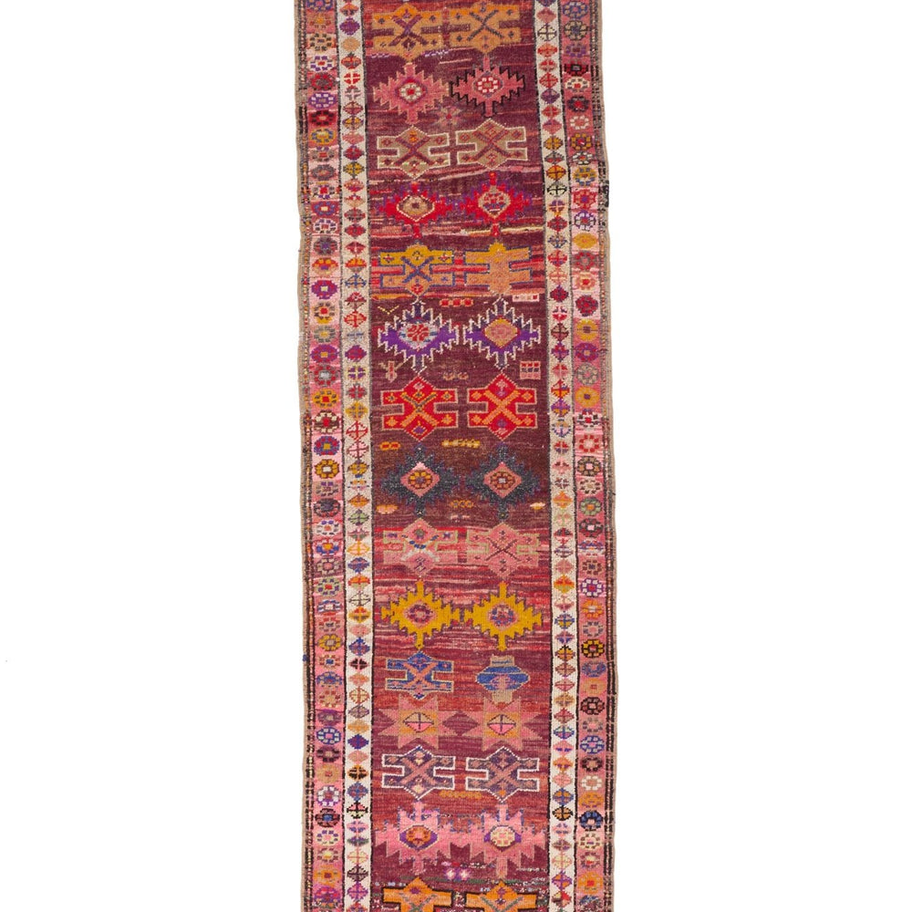 
                  
                    'Jaci' Vintage Turkish Runner - 2'10'' x 11'6'' - Canary Lane
                  
                