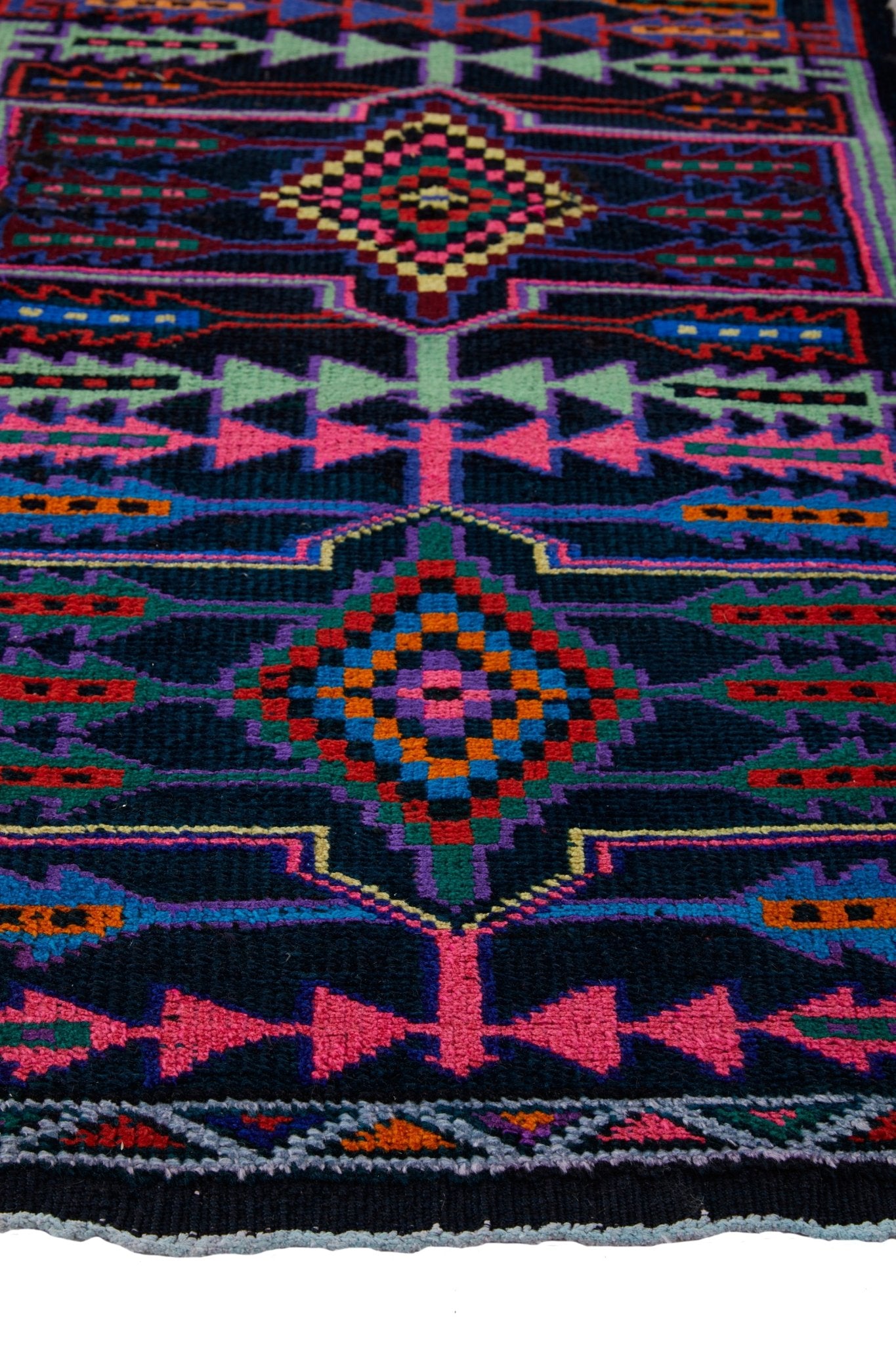 'Jamboree' Vintage Turkish Runner - 2'10'' x 11'2'' - Canary Lane