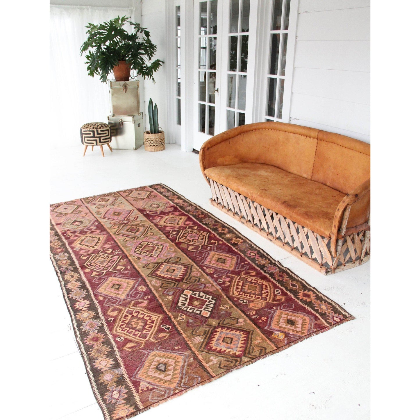 'Jasmine' Kilim Rare Rug - Canary Lane