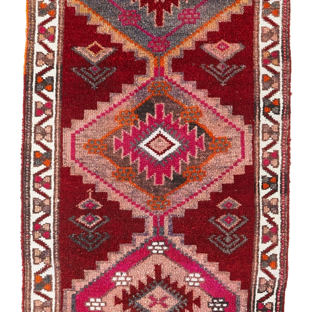 
                  
                    'Jazz' Turkish Vintage Tribal Runner - 3' x 13'11'' - Canary Lane
                  
                