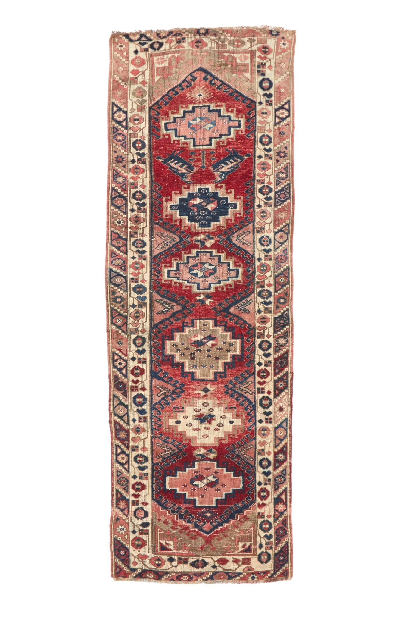 'Joni' Turkish Vintage Runner Rug - 3'1" x 9'3" - Canary Lane