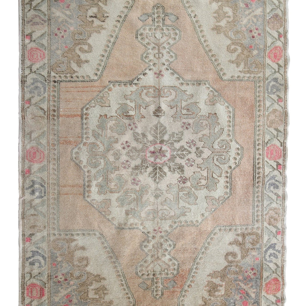 'Joy' Oushak Vintage Rug - 4'7'' x 7'8'' - Canary Lane