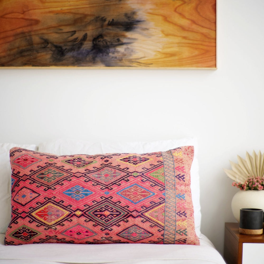 Kilim Lumbar Pillow No. 60 - Canary Lane