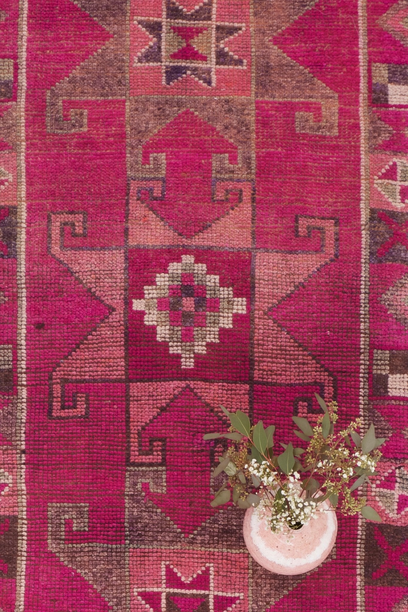 'Lee' Vintage Turkish Runner - 3'2'' x 11'2'' - Canary Lane