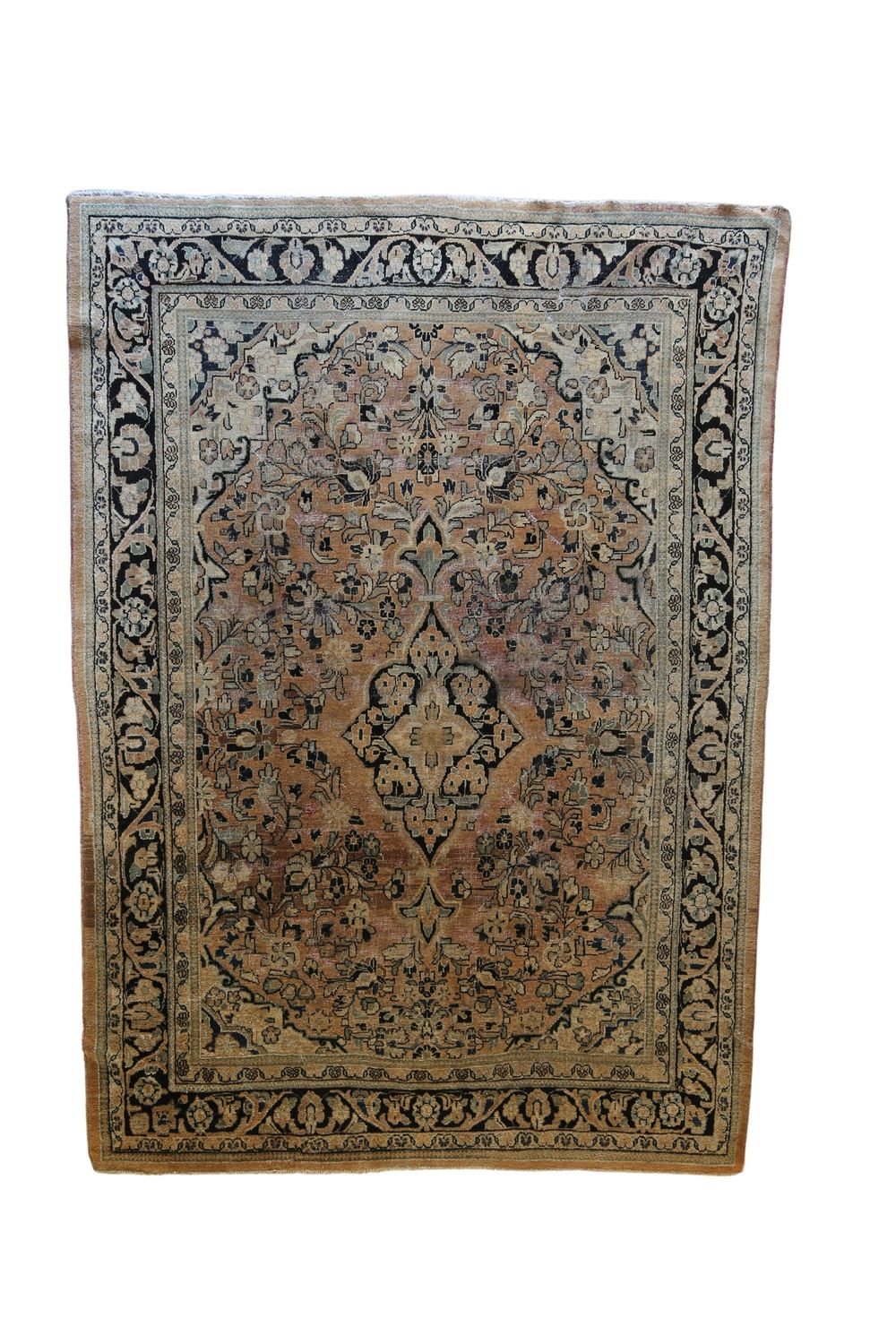 'Liana' Vintage Persian Rug - 7'4'' x 10'2'' - Canary Lane