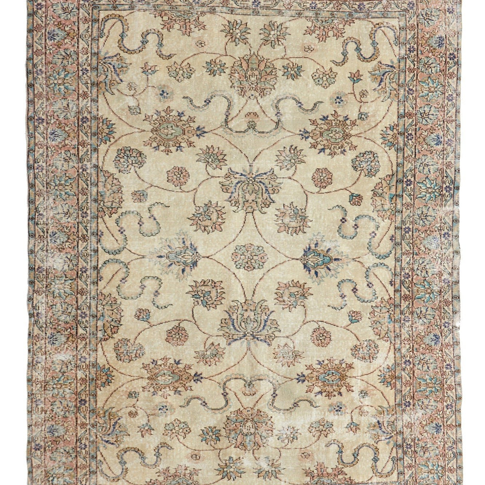 
                      
                        'Libra' Turkish Vintage Area Rug - 6'8" x 8'11" - Canary Lane
                      
                    